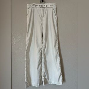 Hudson wide leg cream trousers